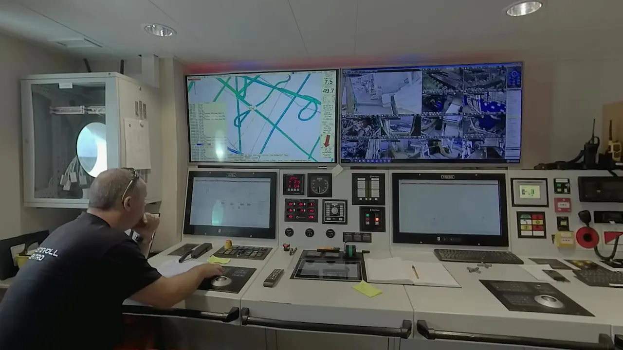 Engine control room